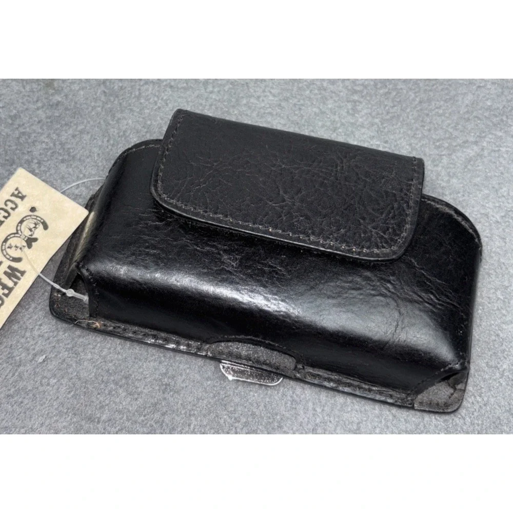 New Handmade Western Belt Pouch Leather Clip Holster Glove/Cell Phone Holder
